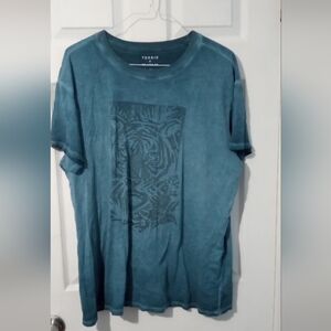 Torrid Blue Graphic Tee - Short Sleeve